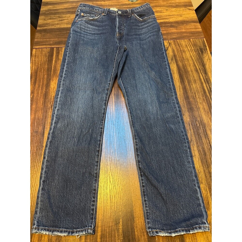 Levi's Premium 501  Women's Jeans Medium /Dark Wash 100% Cotton 29 x 30 (29)